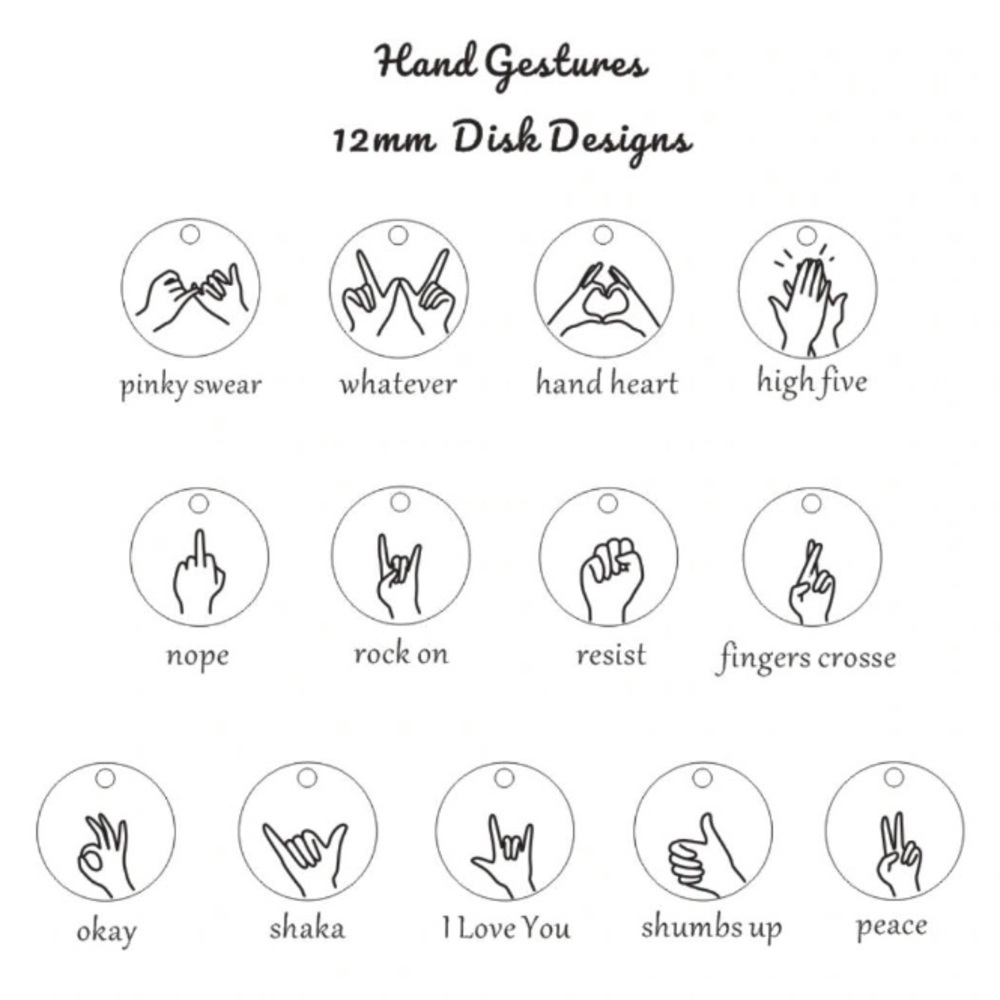“High Five!” Hand Clap Dainty Cute Simple Necklace - Picture 8 of 16
